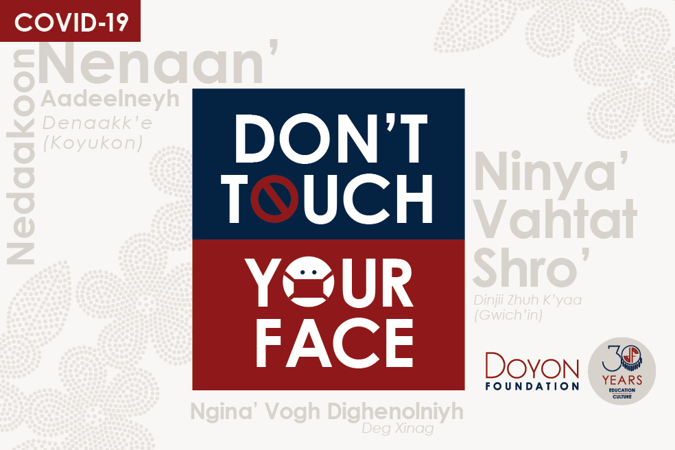 Don’t touch your face: COVID-19 advice in our Native languages