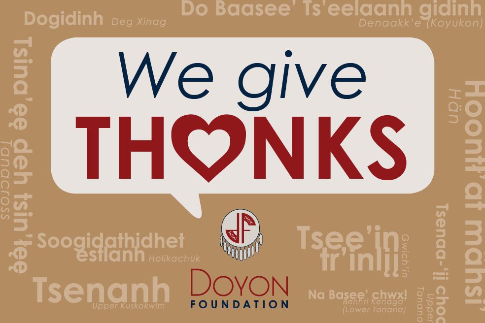 Thanksgiving Wishes from Doyon Foundation