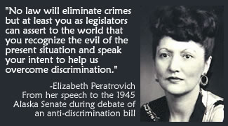 February 16 is Elizabeth Peratrovich Day