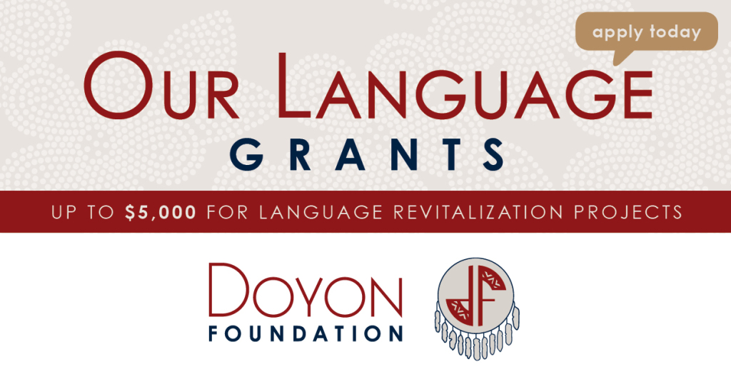 Have an idea for a language revitalization project?