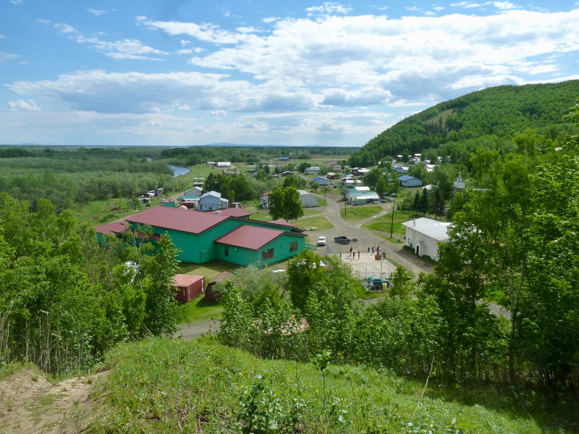 Holy Cross village from the cross on the hill