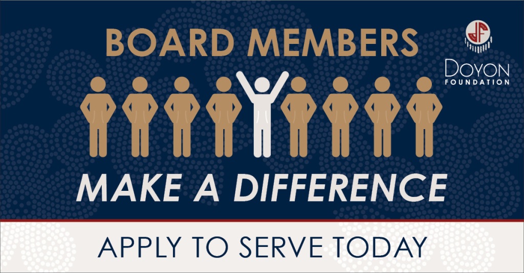 Opportunity to Serve on Doyon Foundation Board of Directors: DEADLINE EXTENDED