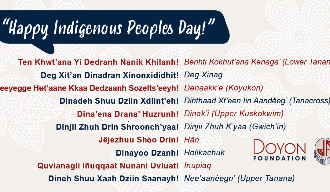 Let’s Celebrate Indigenous Peoples Day!