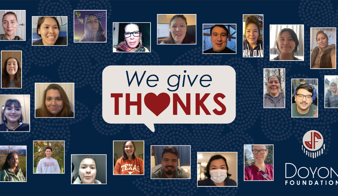 A Thanksgiving message from doyon foundation