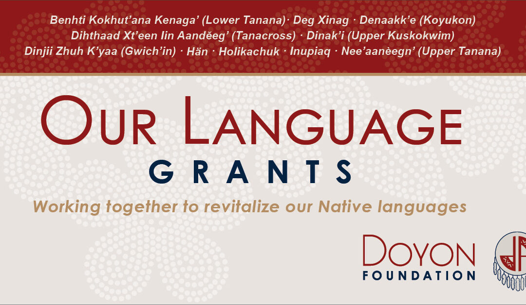 $50,000 in Grants Awarded for 2022 Language Revitalization Projects