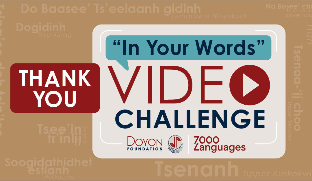 Congratulations In Your Words Video Challenge winners