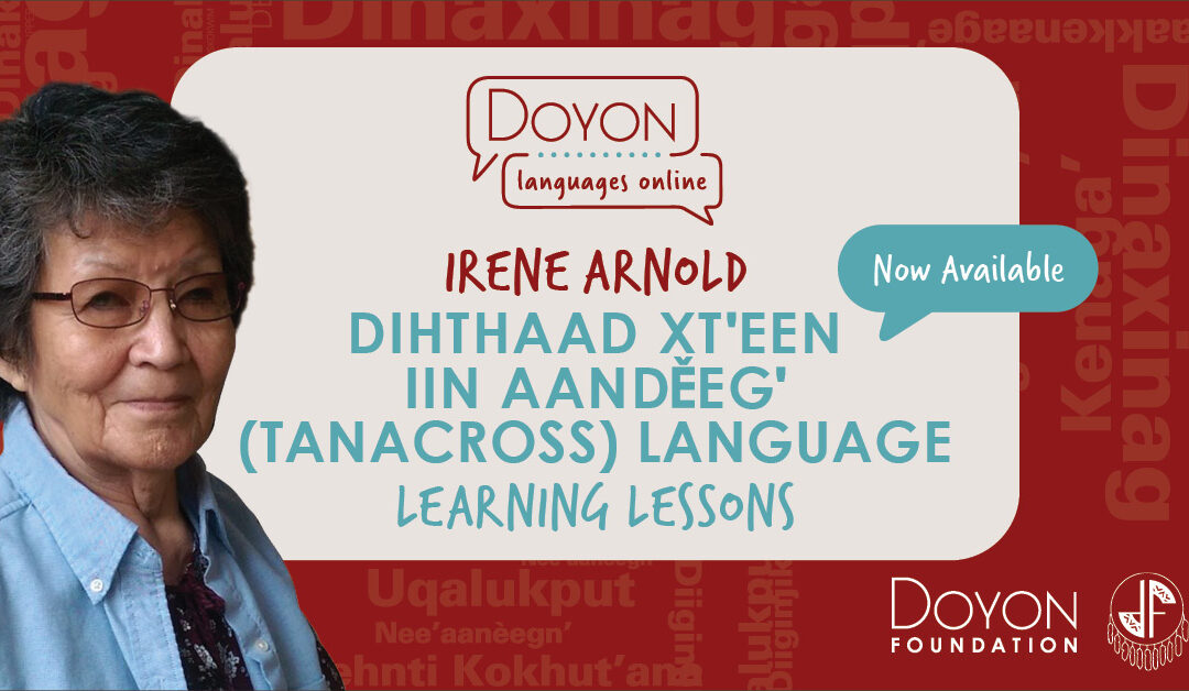 Irene Arnold’s Tanacross Lessons Published in Doyon Languages Online