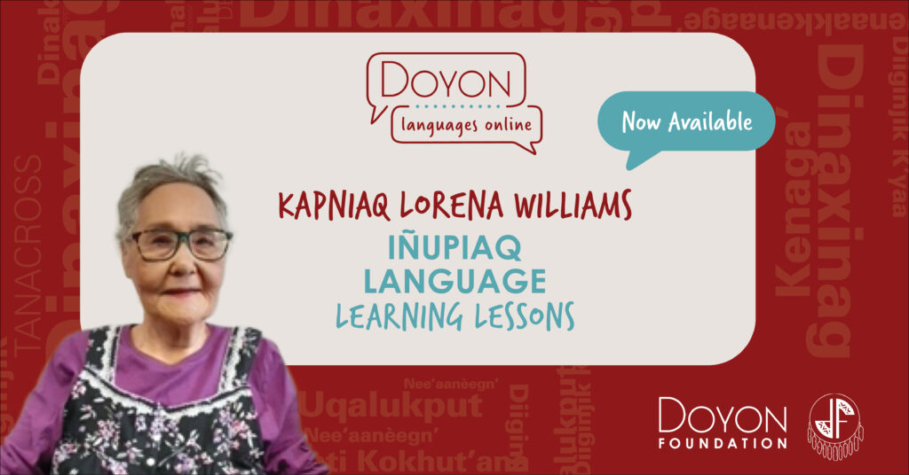 First Iñupiaq Course Published in Doyon Languages Online