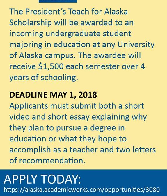 Teach for Alaska Scholarship