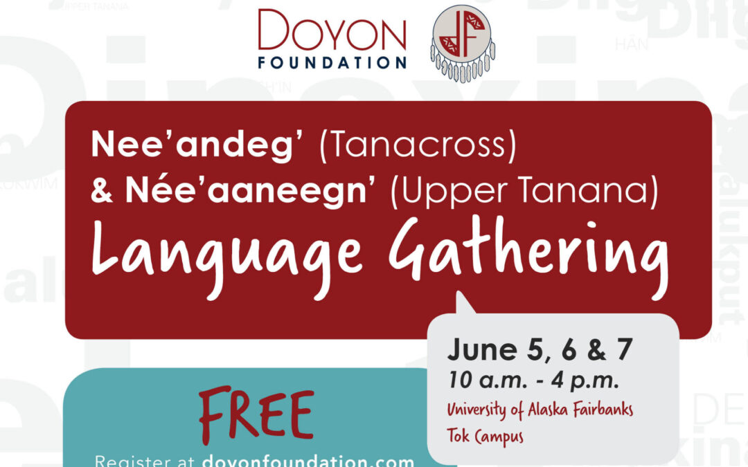 Free Language Gathering in Tok June 5 – 7