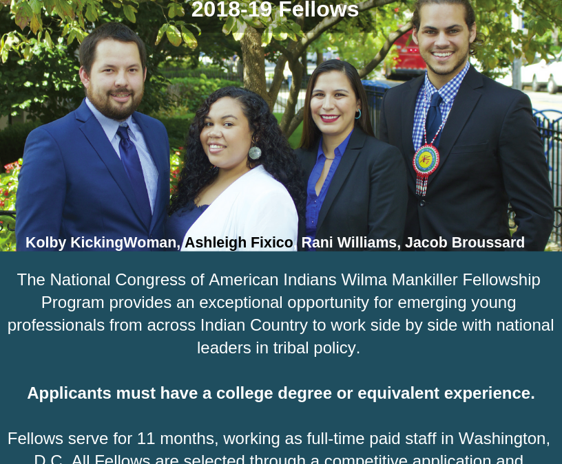 The Wilma Mankiller Fellowship Program for Tribal Policy and Governance