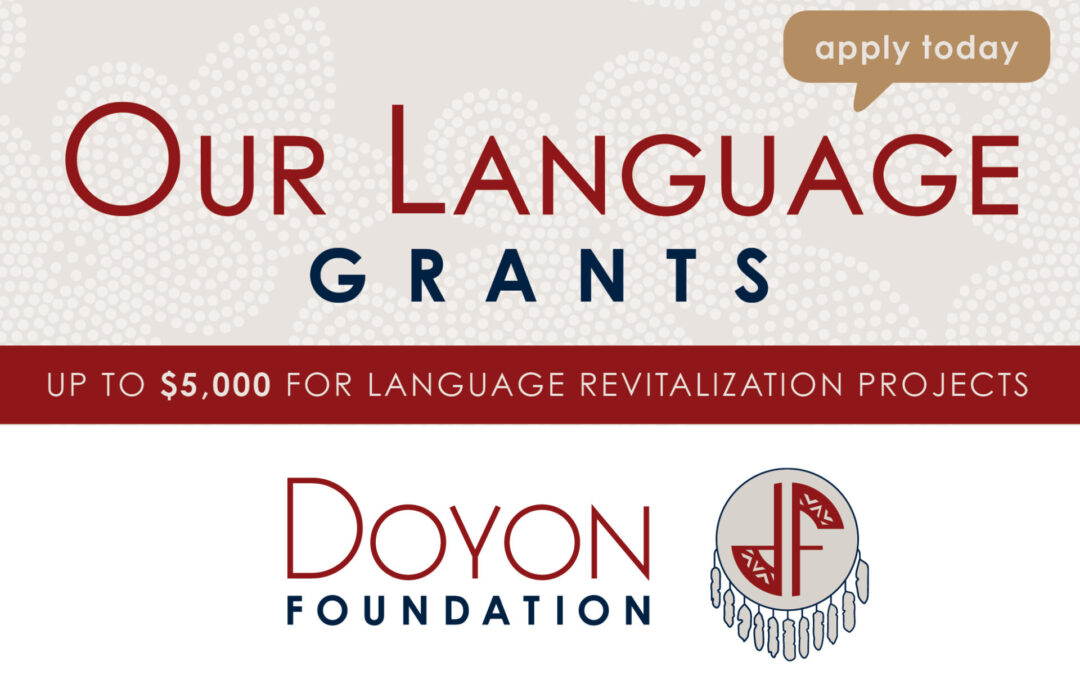 Doyon Foundation to Award $5,000 Grants for Language Revitalization Projects – DEADLINE EXTENDED