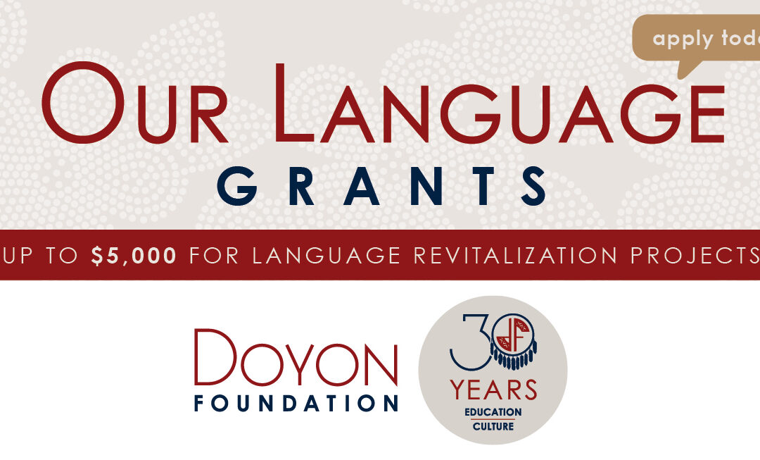 Have an idea for a language revitalization project?