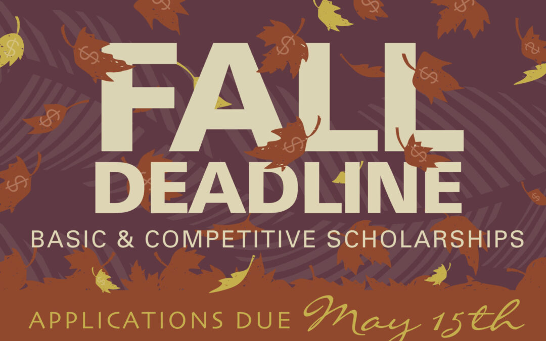 Fall Scholarship Application Period Now Open